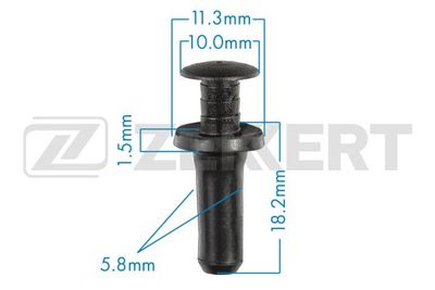 Клипса MERCEDES-BENZ A0009915940