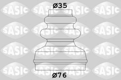 Пыльник ШРУС комплект SASIC 2873813