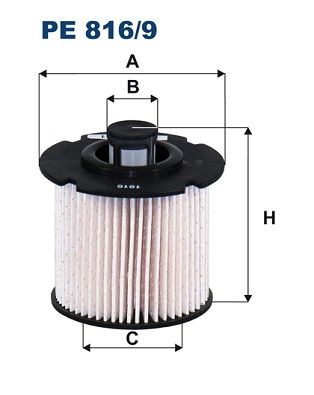 Фильтр топливный FILTRON PE8169