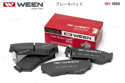 Колодки тормозные дисковые WEEN 1511693