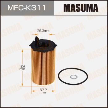 Фильтр масляный Masuma MFCK311