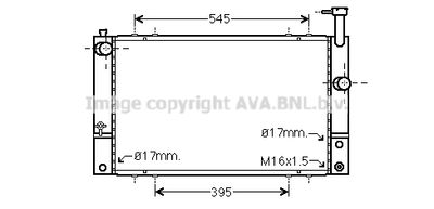 Радиатор системы охлаждения AVA TO2494