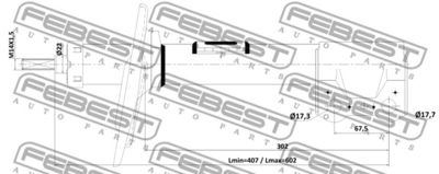 Амортизатор передний левый TOYOTA 4852080329