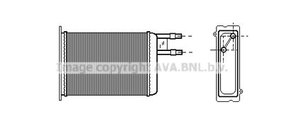 Радиатор отопителя AVA CN6128