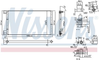 Радиатор кондиционера NISSENS 94785