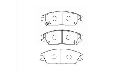 Колодки тормозные дисковые Valeo PHC BP3004