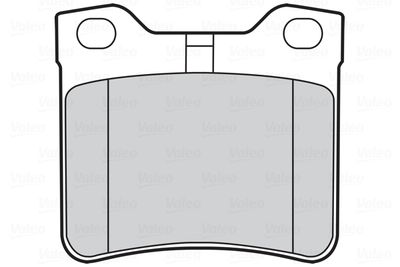 Колодки тормозные дисковые задние VALEO 301063