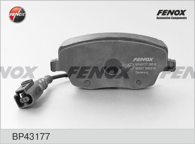 Колодки тормозные передние FENOX BP43177