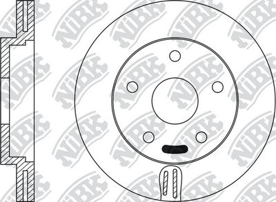 Диск тормозной передний MARSHALL M2000630