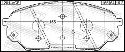 Колодки тормозные дисковые комплект CTR GK0493P