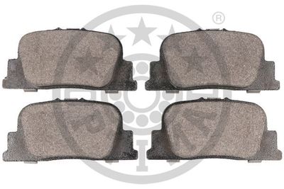 Колодки тормозные дисковые комплект OPTIMAL BP12207