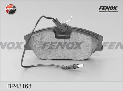 Колодки тормозные дисковые FENOX BP43168