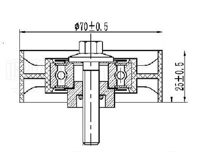 Ролик ремня приводного TRIALLI CM1602