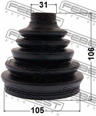 Пыльник ШРУС наружный комплект FEBEST 0217PR51R