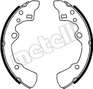 Колодки тормозные барабанные METELLI 530205