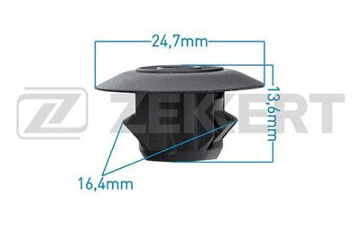 Клипса крепежная Zekkert BE3006