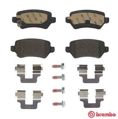 Колодки тормозные задние BREMBO P59038