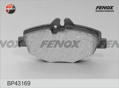 Колодки тормозные дисковые FENOX BP43169