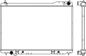 Радиатор SAKURA 32511019
