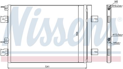 Радиатор кондиционера NISSENS 940262