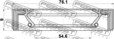 Сальник привода FEBEST 95GAY56760909C