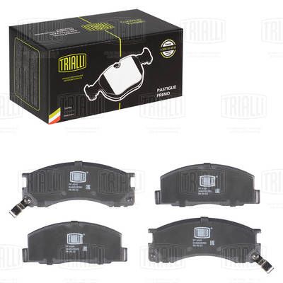 Колодки тормозные дисковые передние TRIALLI PF4340