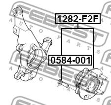 Ступица колеса Hyundai/Kia 51750F2000
