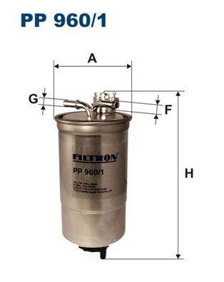 Фильтр топливный FILTRON PP9601