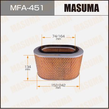 Фильтр воздушный Masuma MFA451