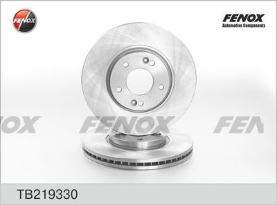 Диск тормозной передний вентилируемый FENOX TB219330