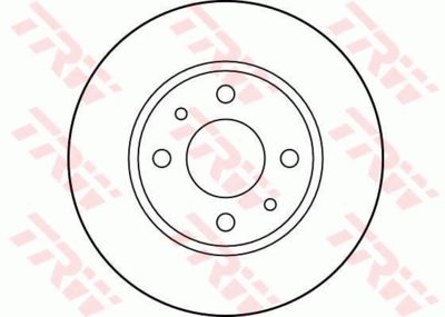 Диск тормозной TRW DF1748