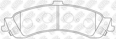 Колодки тормозные дисковые NIBK PN0056