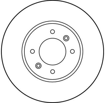 Диск тормозной TRUSTING DF1031