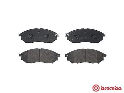 Колодки тормозные дисковые передние BREMBO P56094