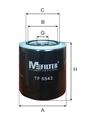 Фильтр масляный M-Filter TF6543
