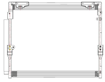 Радиатор кондиционера LUZAR LRAC1920