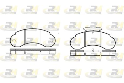 Колодки тормозные дисковые ROADHOUSE 214200