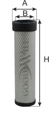 Фильтр воздушный дополнительный GOODWILL AG10761