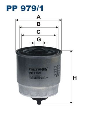 Фильтр топливный FILTRON PP9791
