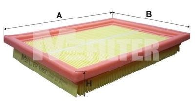 Фильтр воздушный M-Filter K450