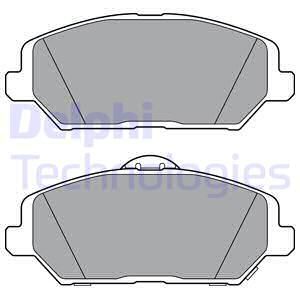 Колодки тормозные дисковые передние DELPHI LP3385