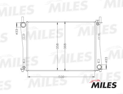 Радиатор Miles ACRB019