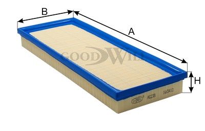 Фильтр воздушный BIG FILTER GB9522