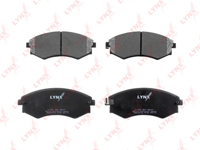 Колодки тормозные дисковые передние LYNXauto BD3607