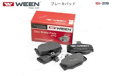 Колодки тормозные дисковые WEEN 1512119