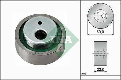 Ролик натяжителя ремня ГРМ INA 531003010