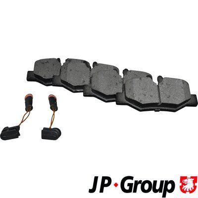Колодки тормозные дисковые задние JP Group 1363701910