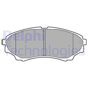 Колодки тормозные дисковые передние комплект DELPHI LP2036
