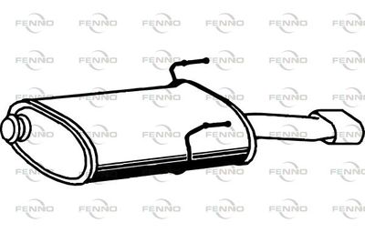 Глушитель задняя часть POLMOSTROW 4810