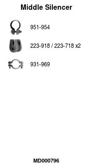 Глушитель средняя часть POLMOSTROW 2119